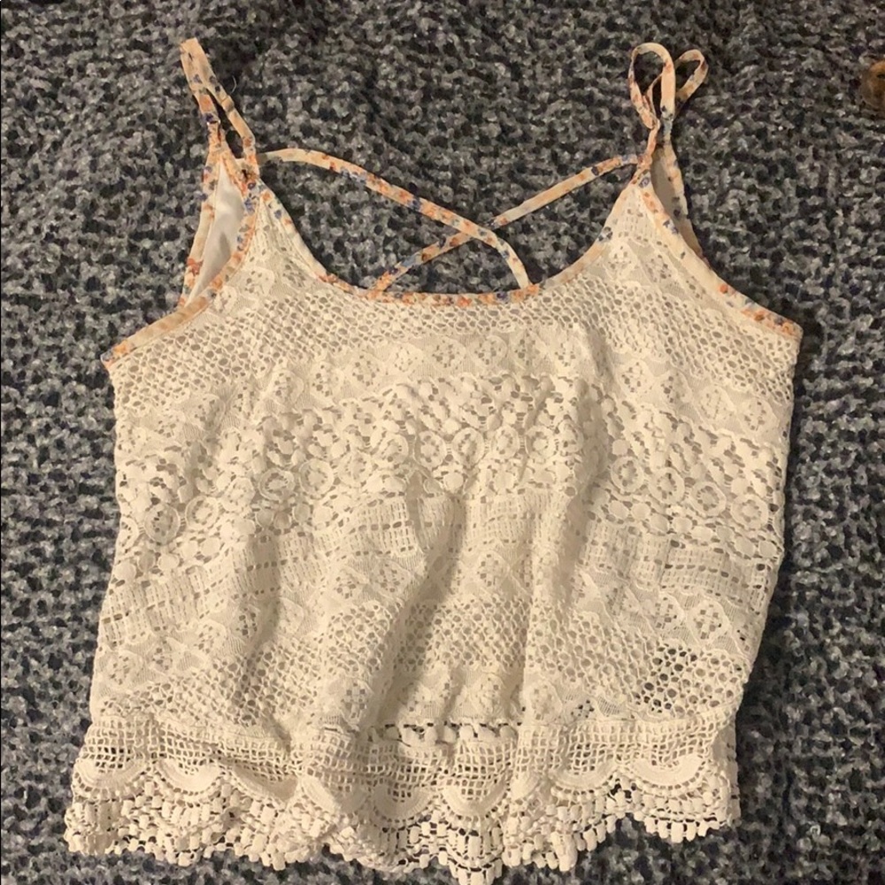White tank top shirt